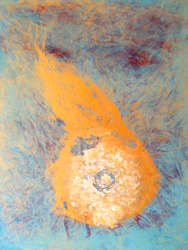 Chakra de la gorge (60 x 80 cm)